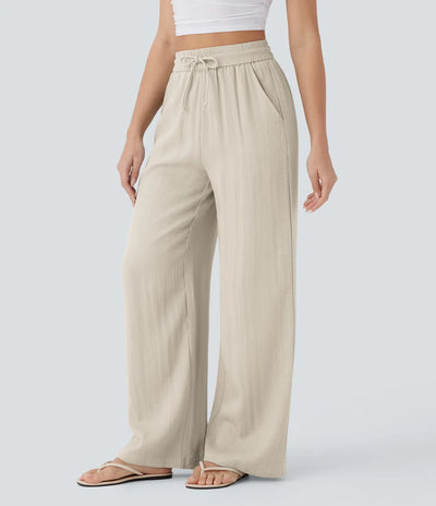 Lisa | Comfortabele & Luchtige Linnen Broek met Elegante Pijpen | 1+1 Gratis