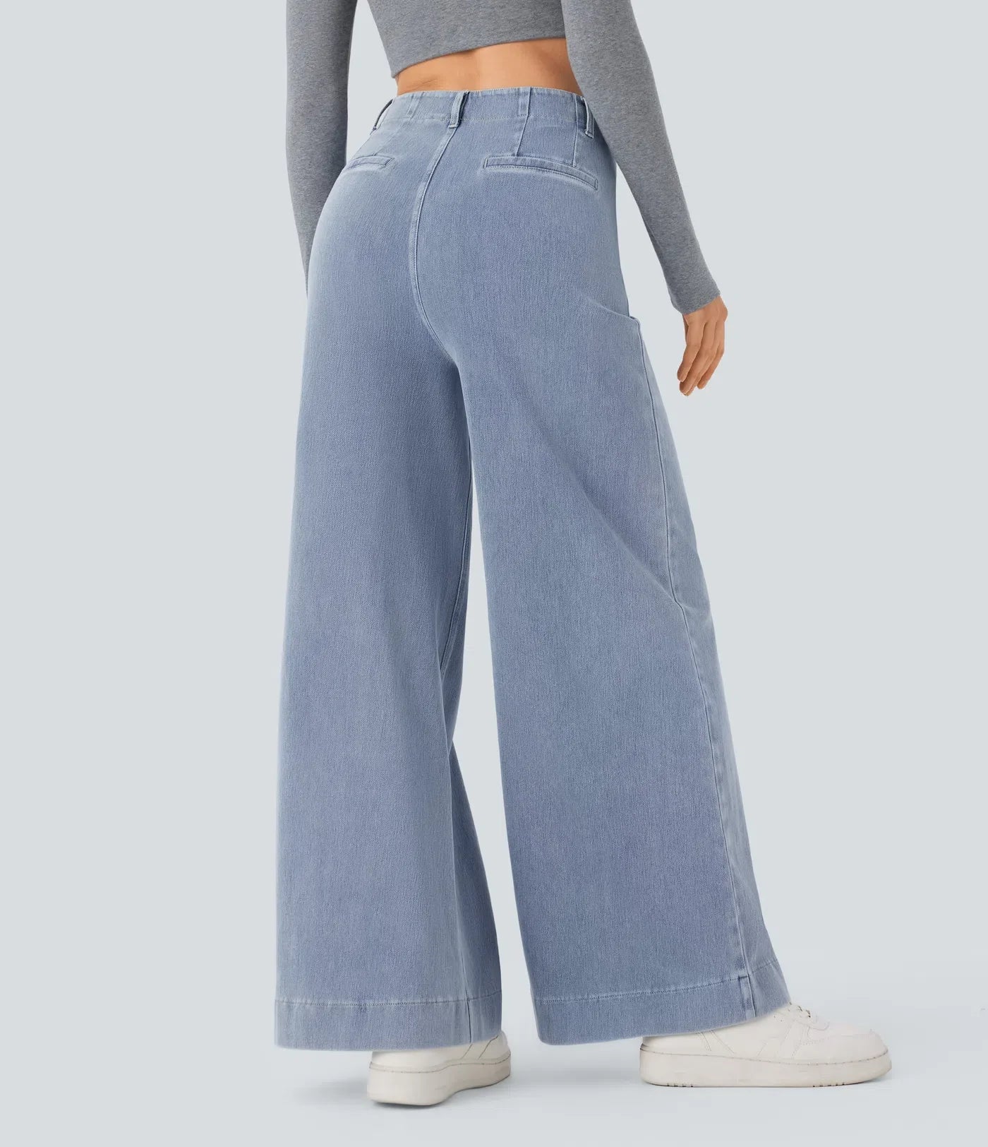Nicole | Comfortabele &amp; Casual Broek Met Wijde Pijpen