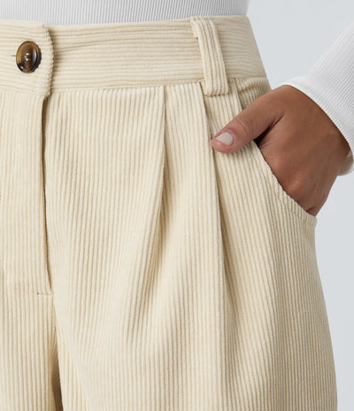 Annette | Comfortabele Broek Met Middelhoge Taille, Ritssluiting En Zijzakken