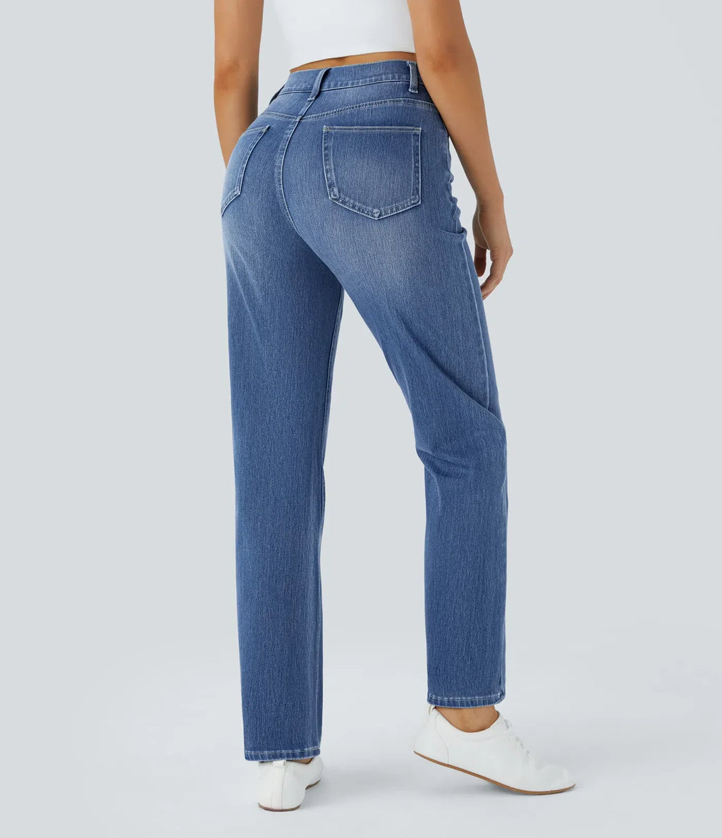 Lotte | Elastische &amp; Comfortabele Broek Met Hoge Taille