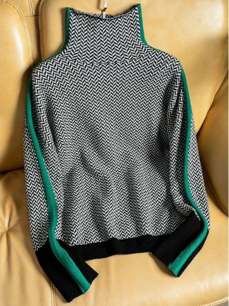 Marzena | Stylish, striped sweatshirt