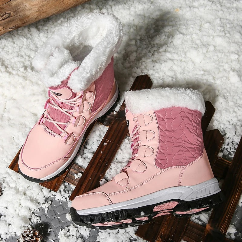 Nina™ | Ankle Boots with Fleece Lining and Deep-Grip Sole