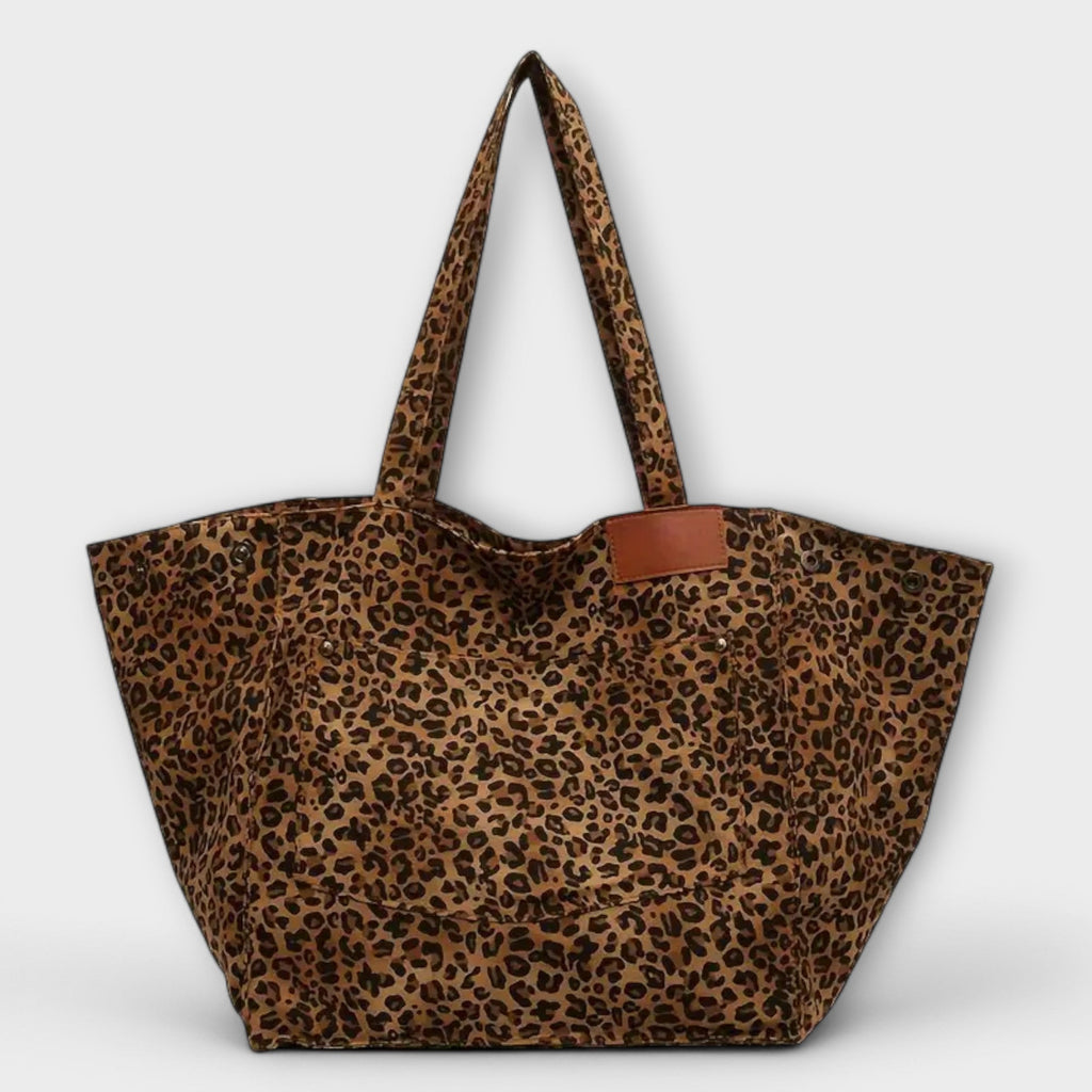 Sac bandoulière léopard élégant