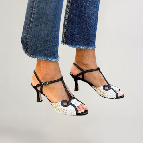 EMMA™ | Elegant strappy pumps with open toe