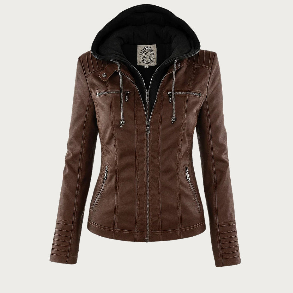 Monika™ | Robuste und elegante Lederjacke 