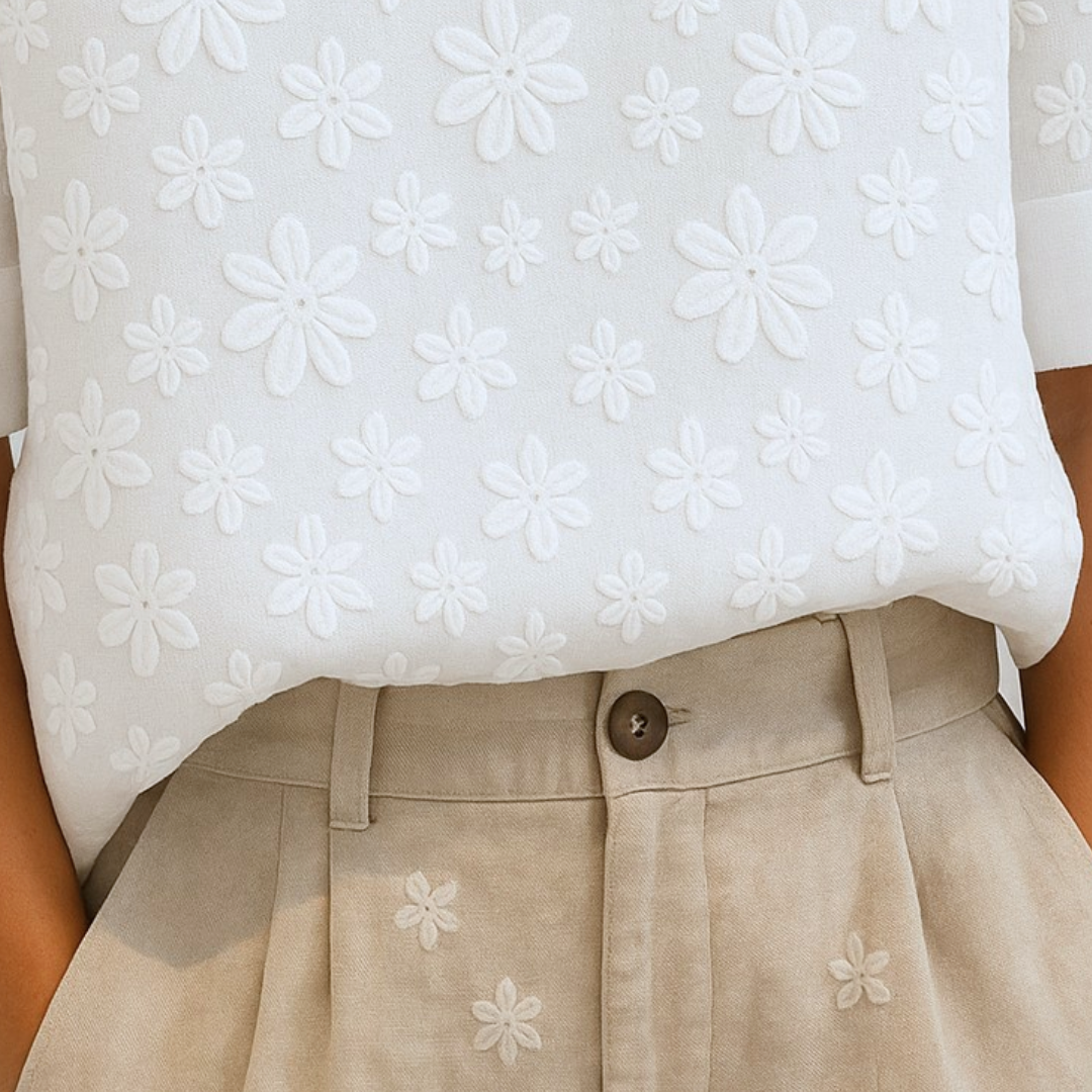 IRENE™ | ELEGANT FLORAL BLOUSE