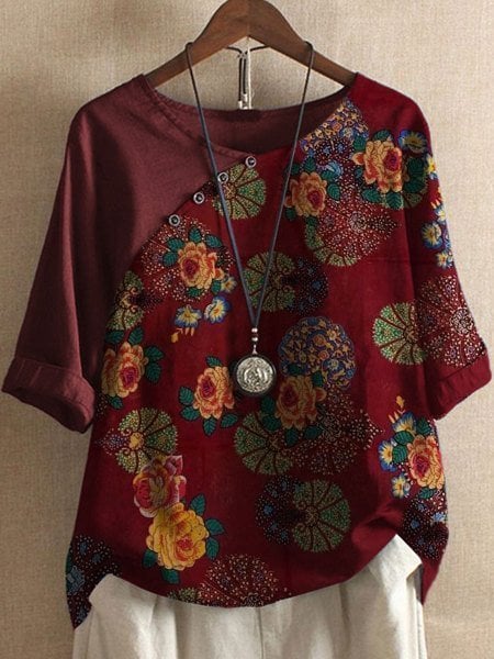 Katarina™ | Loose floral blouse