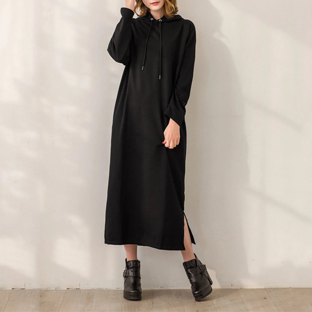 Sophia™ | Robe d'hiver à capuche en maille