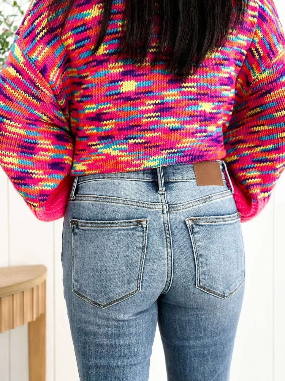 Evelyn | Comfortabele Jeans Met Een Mid-Rise Tailleband En Knoopsluiting