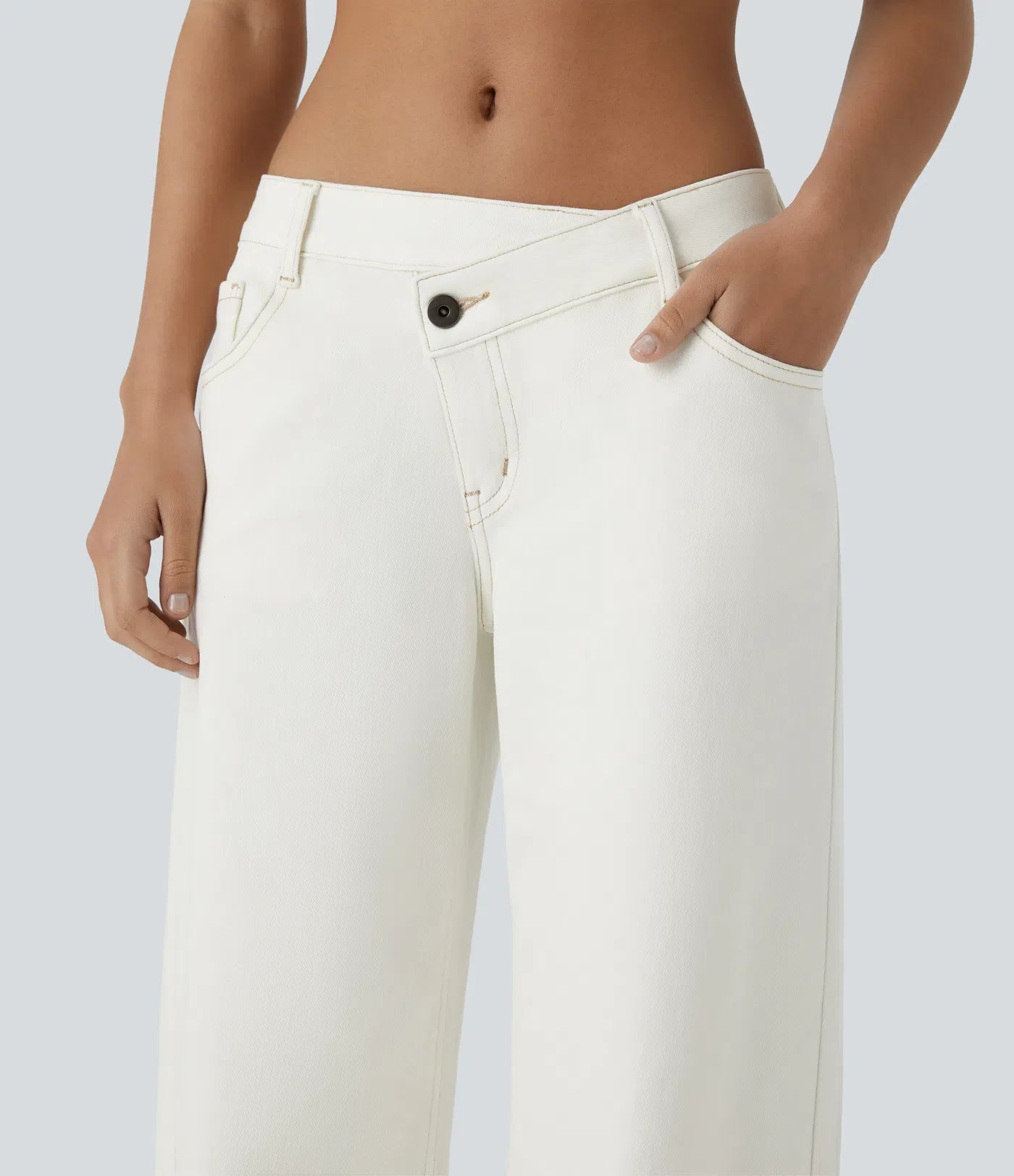 Sophia | Comfortabele Wide Leg Jeans Met Elegante Pasvorm &amp; Handige Ritszakken