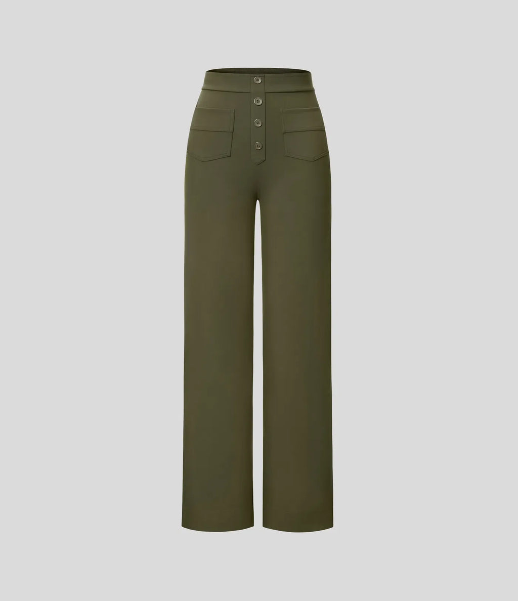 Naomi | Elastische &amp; Comfortabele Broek Met Hoge Taille | 1+1 Free