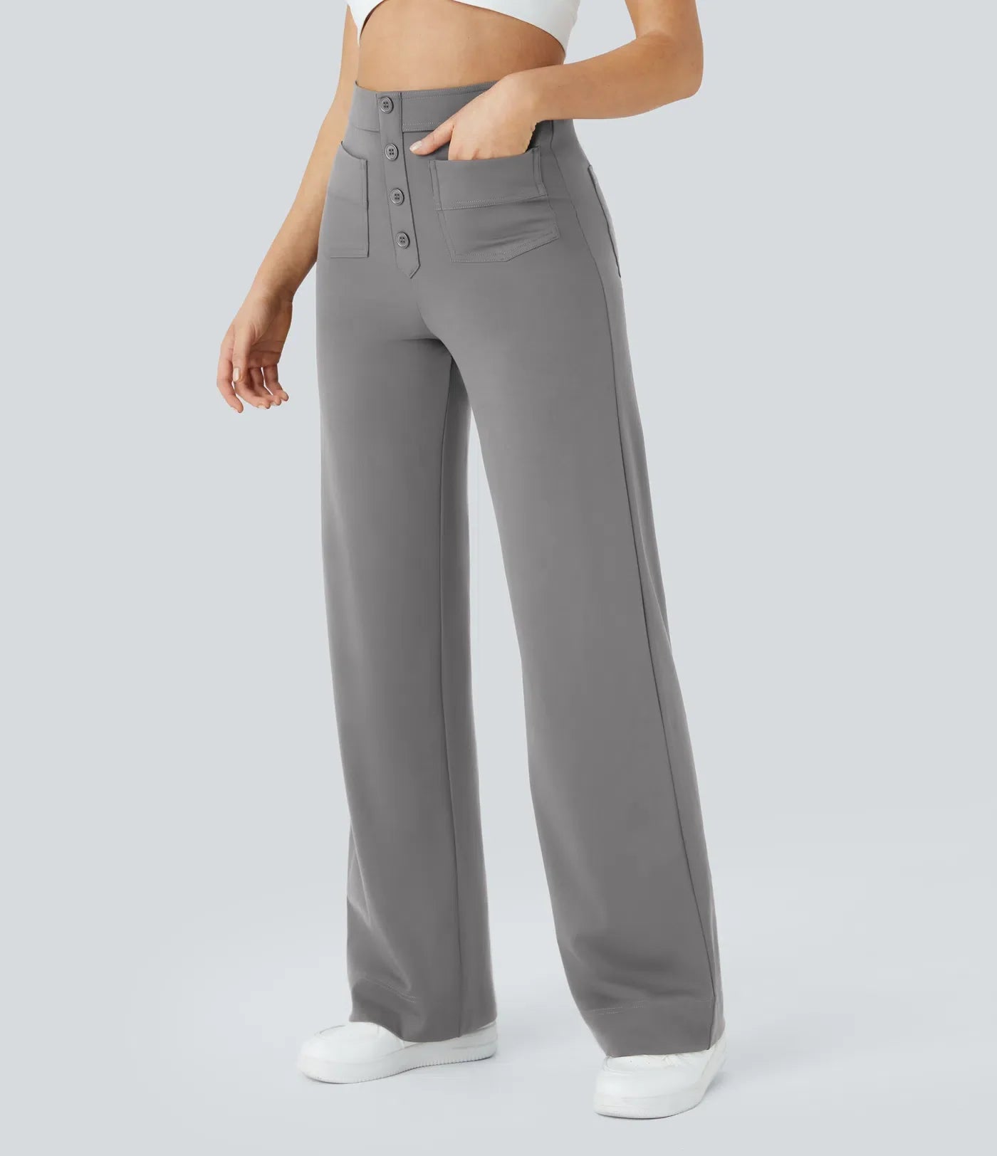 Naomi | Elastische &amp; Comfortabele Broek Met Hoge Taille | 1+1 Free