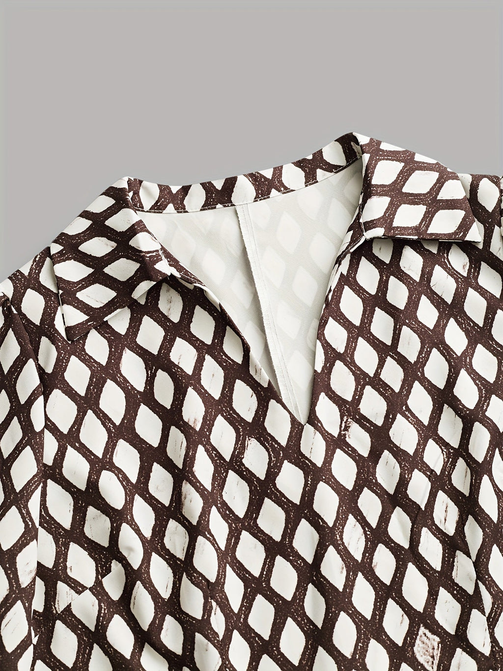 Izarah | Robe à imprimé losanges