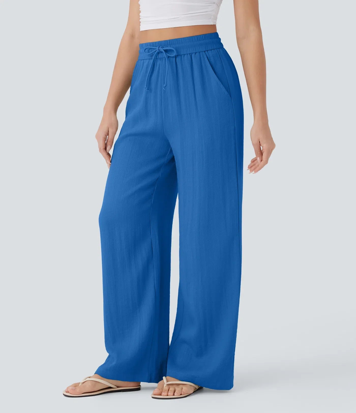 Lisa | Comfortabele &amp; Luchtige Linnen Broek met Elegante Pijpen | 1+1 Free
