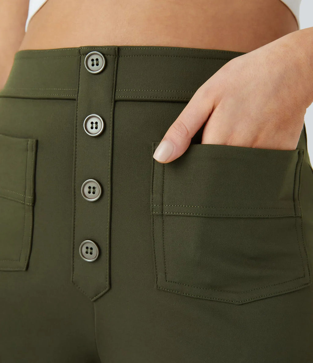 Naomi | Elastische &amp; Comfortabele Broek Met Hoge Taille | 1+1 Free