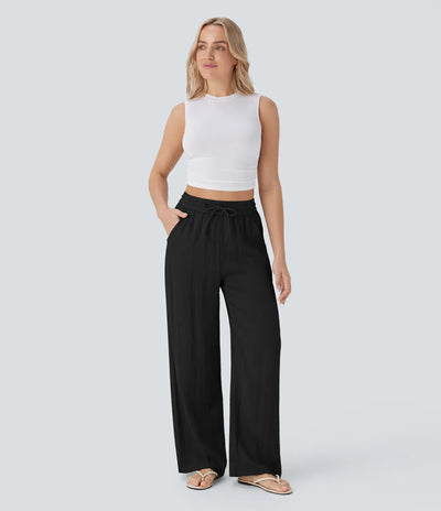 Lisa | Comfortabele & Luchtige Linnen Broek met Elegante Pijpen | 1+1 Gratis