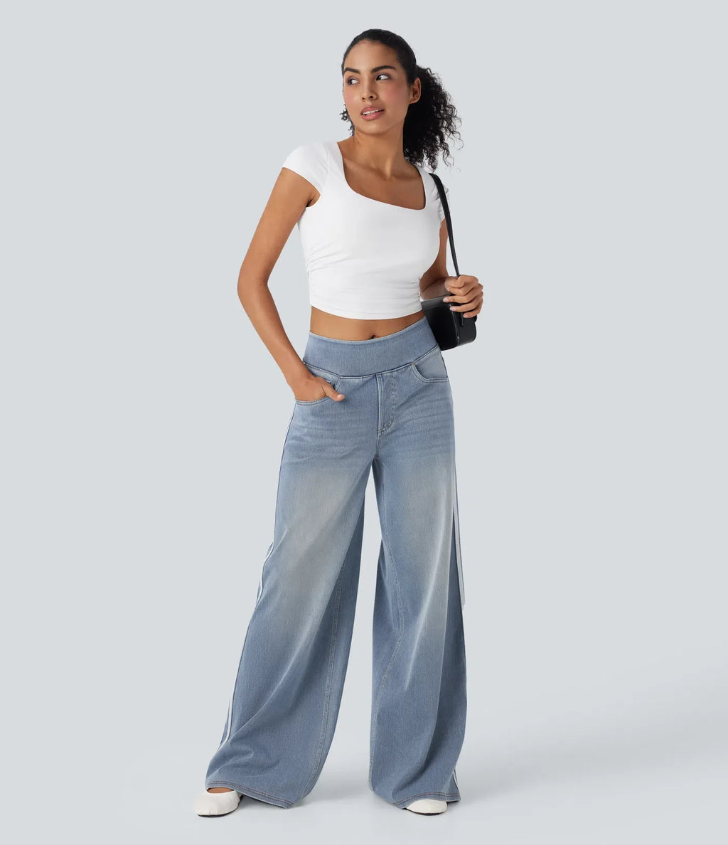 Anna | Comfortabele &amp; Elastische Broek Met Fijne Diepe Zakken 