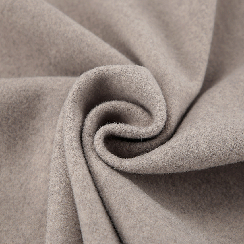 ZUZANA | Wool coat with V-neck