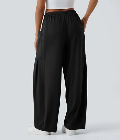Fiona | Comfortabele & Elastische Luchtige Wijde Broek | 1+1 Gratis
