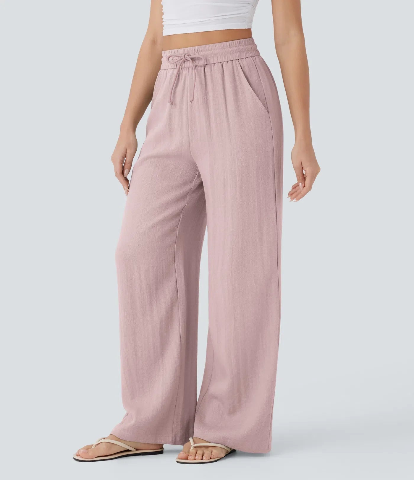 Lisa | Comfortabele &amp; Luchtige Linnen Broek met Elegante Pijpen | 1+1 Free