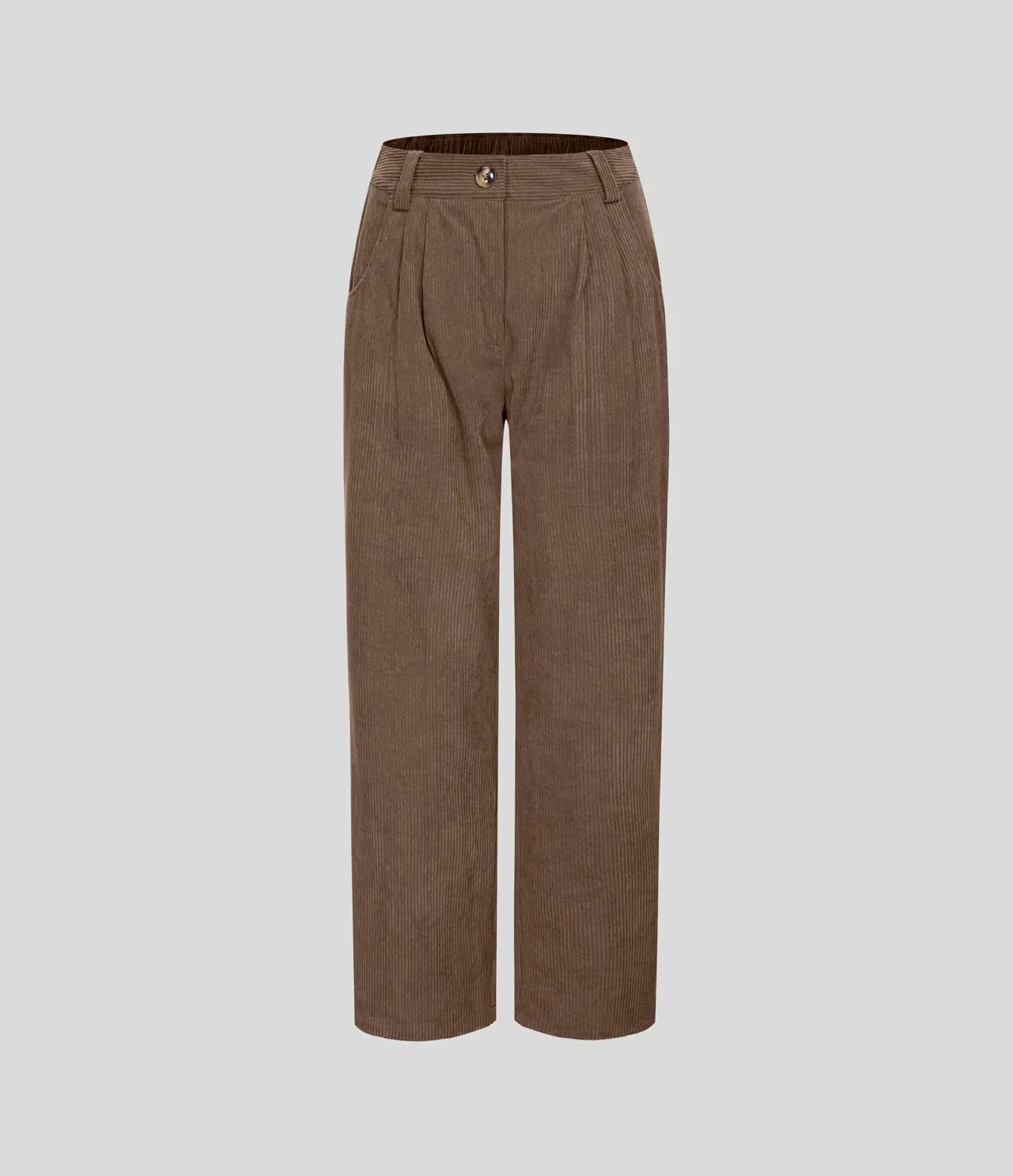 Annette | Comfortabele Broek Met Middelhoge Taille, Ritssluiting Et Zijzakken