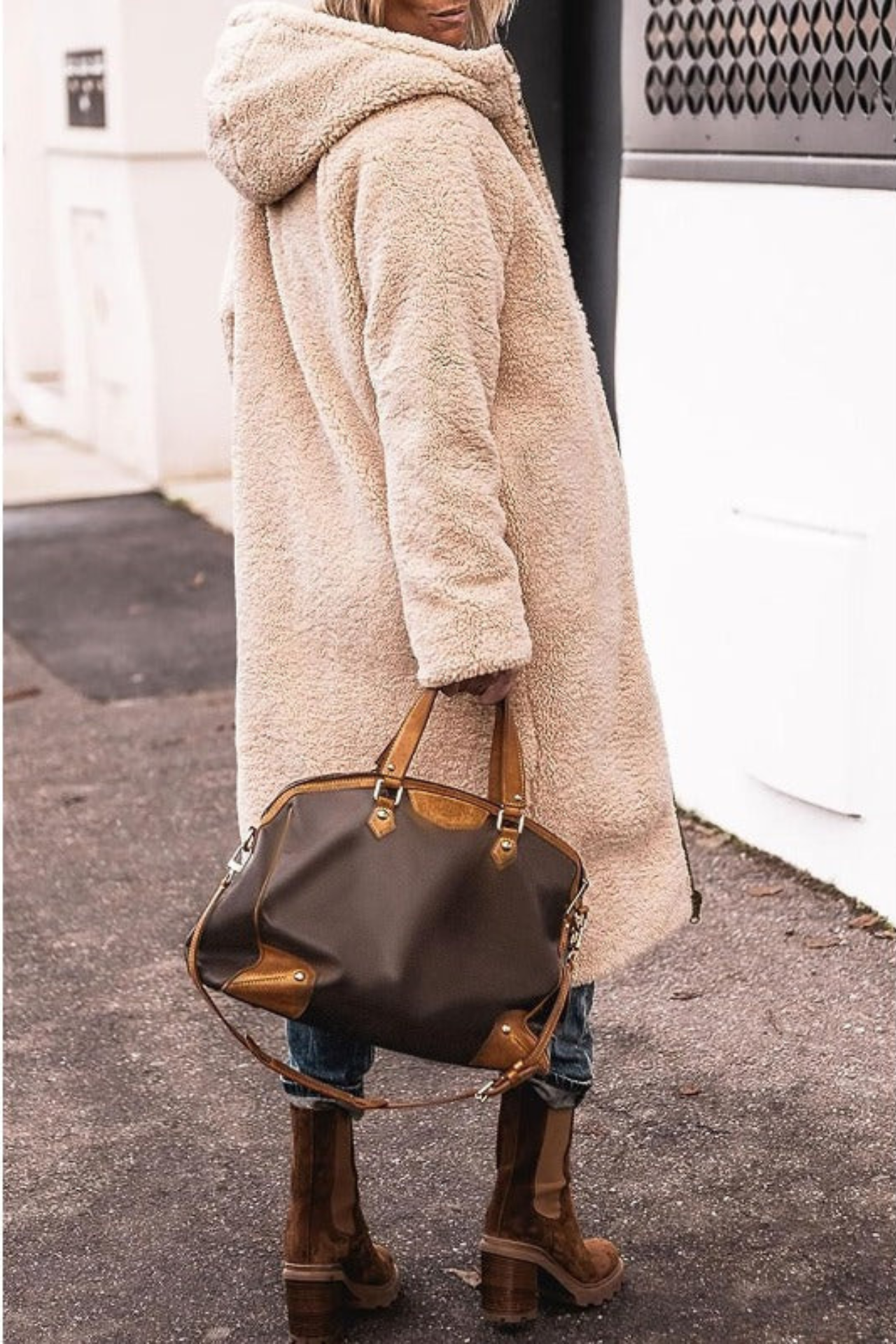 Carina - Elegant reversible coat for women