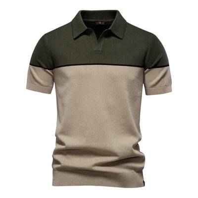 Filip™ | Stylová pánská polo košile s barevným blokem