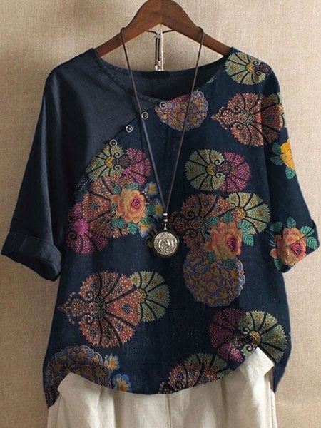 Katarina™ | Loose floral blouse