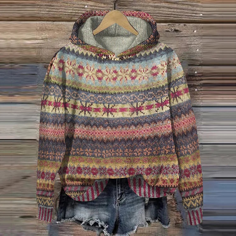 Lina | Ethnic Knitted Sweater