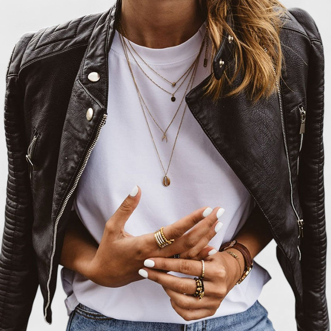 Santana | Veste en cuir élégante