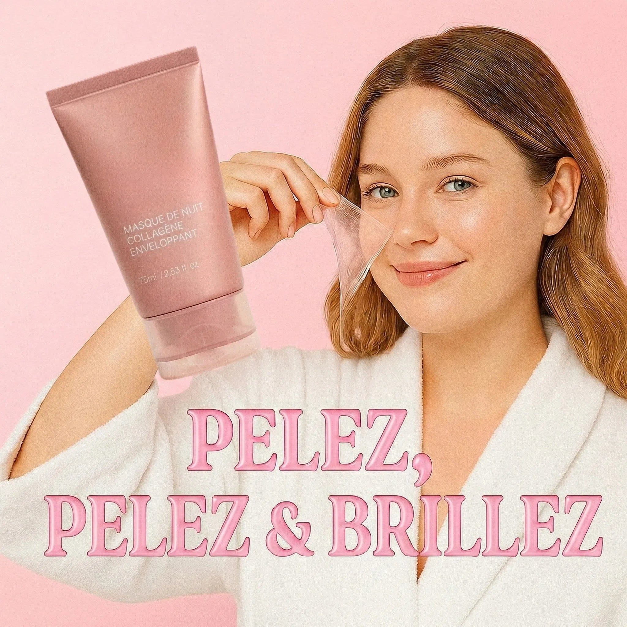 Masque de nuit enveloppant au collagène 