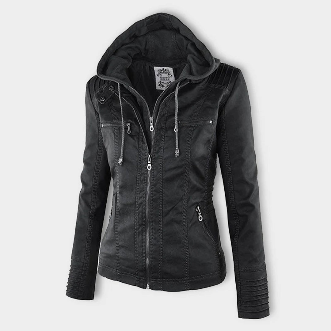 Monika™ | Robuste und elegante Lederjacke 