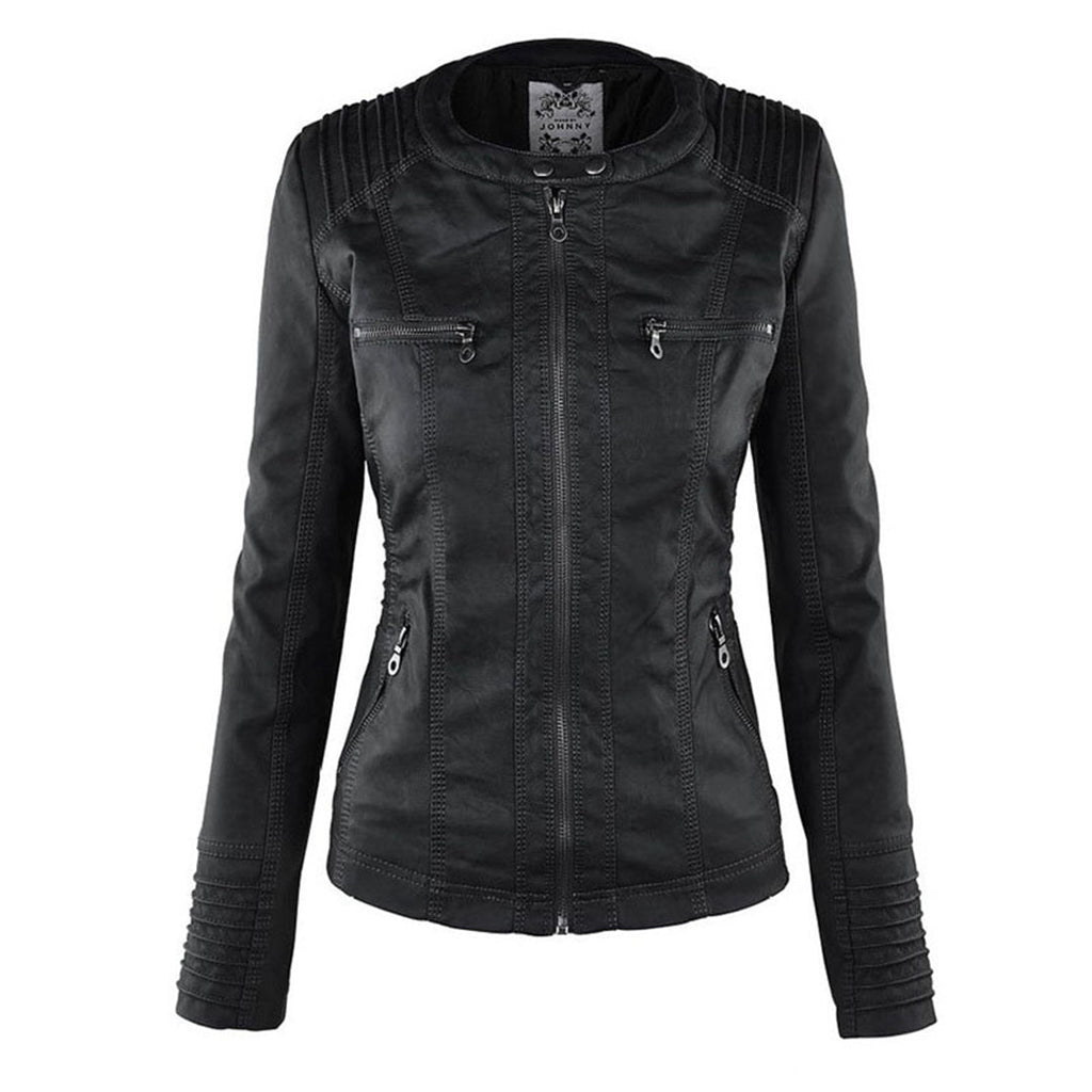 Monika™ | Robuste und elegante Lederjacke 