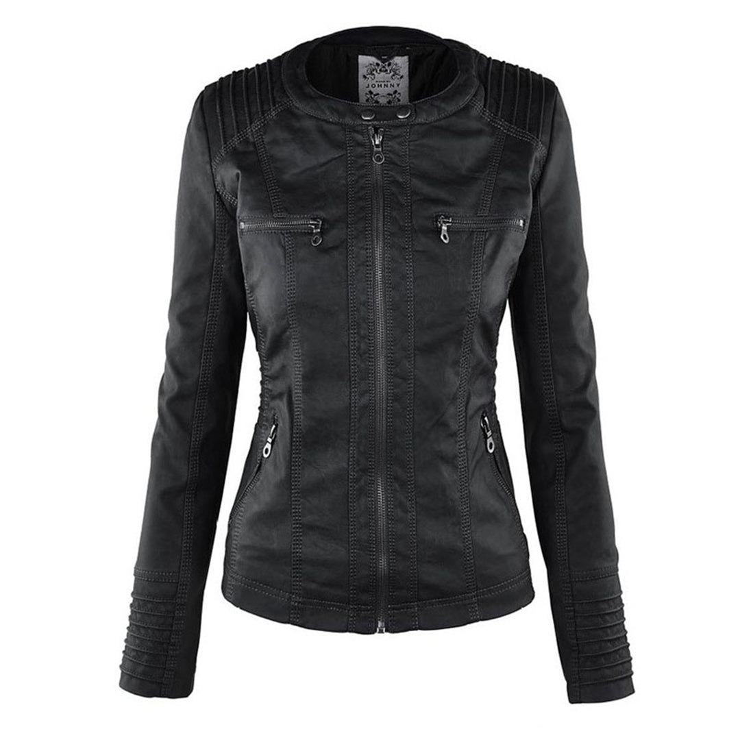Monika™ | Robuste und elegante Lederjacke 