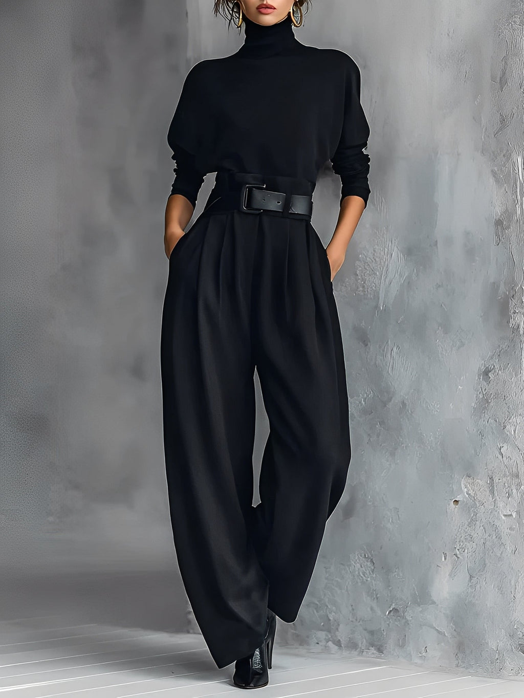 Maria | Ensemble col roulé 
