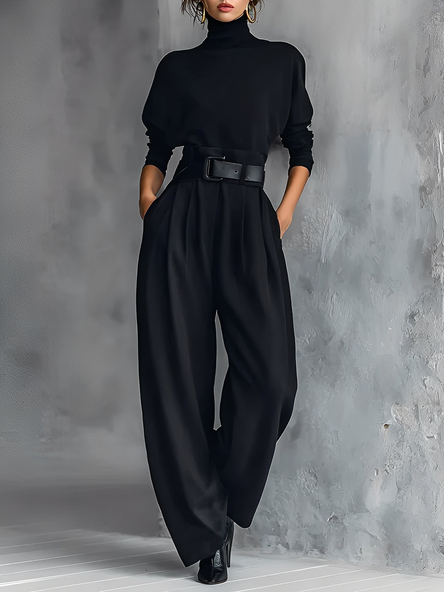 Maria | Ensemble col roulé 