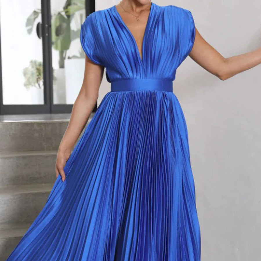 Lena™ | Elegant satin MIDI dress