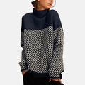 Pénélope | Pull en maille à chevrons 