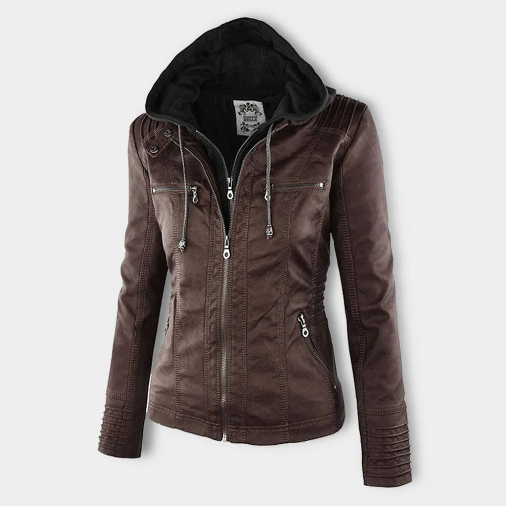 Monika™ | Robuste und elegante Lederjacke 