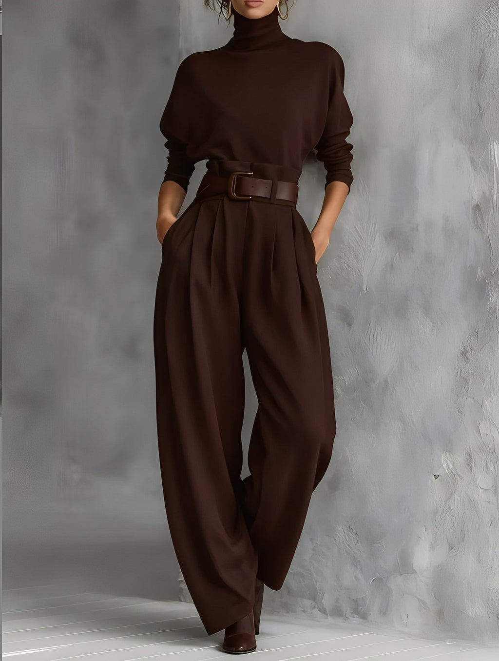 Maria | Ensemble col roulé 