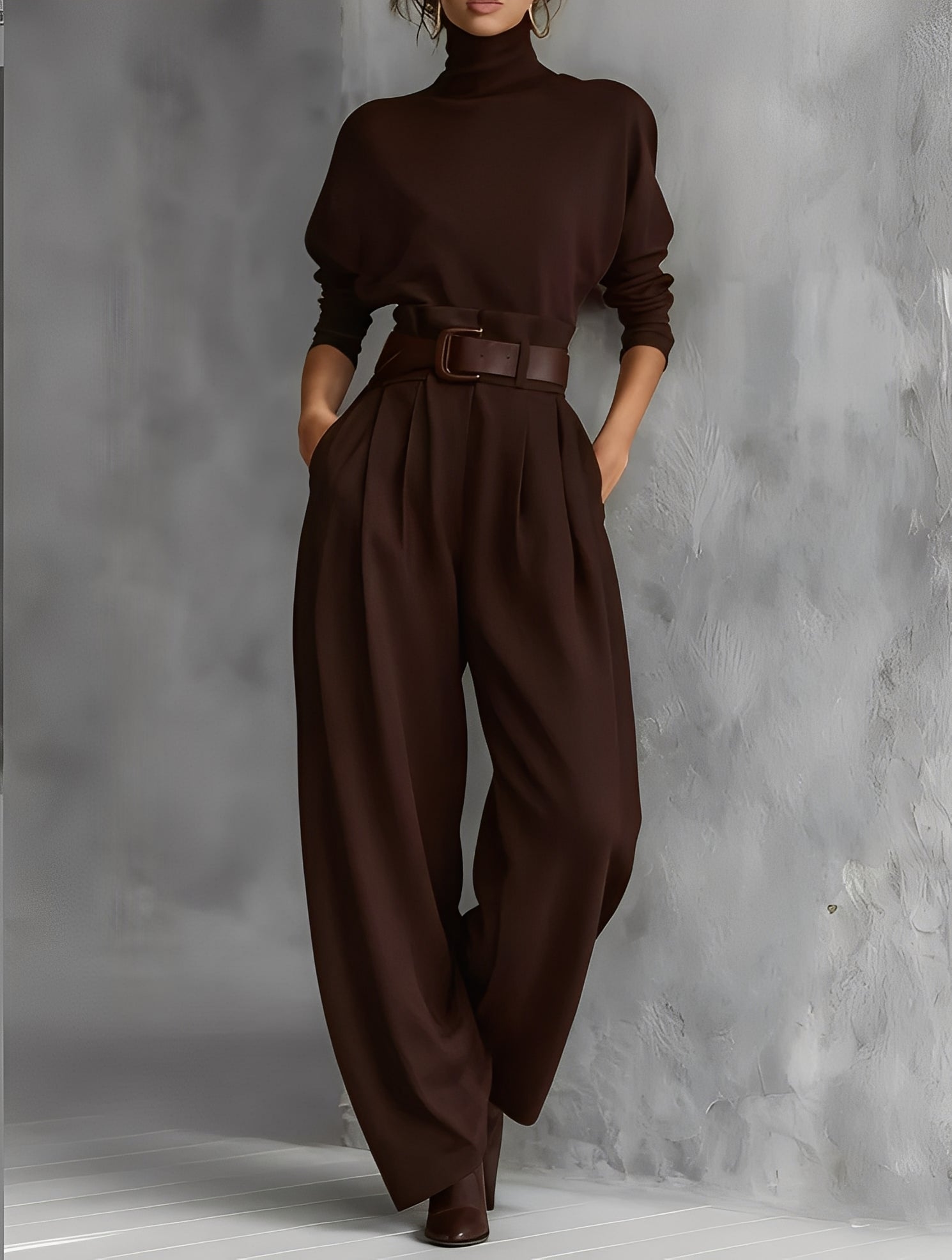 Maria | Ensemble col roulé 