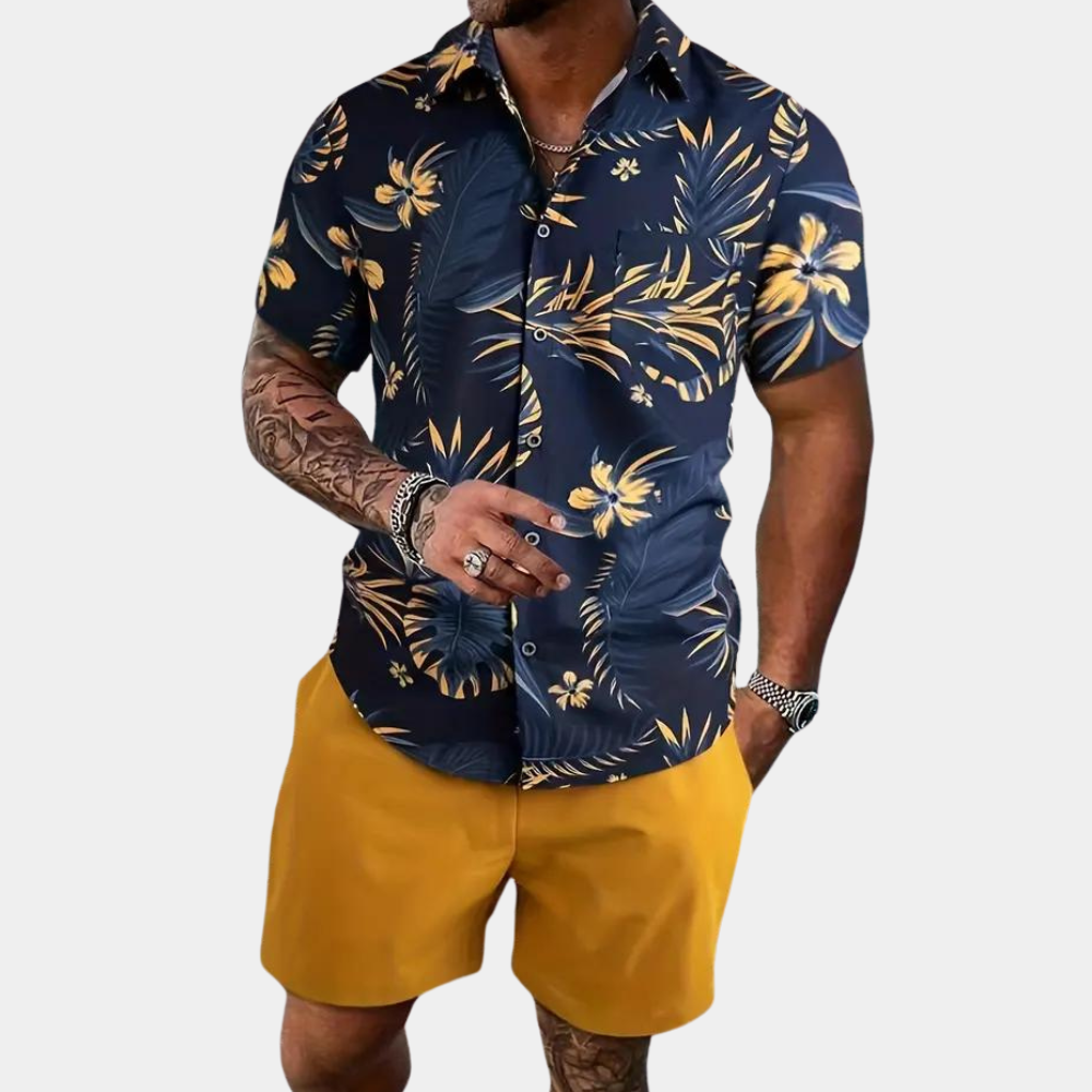 Spencer - Ensemble de vêtements de nuit en tweedelige pour hommes pour le sommeil