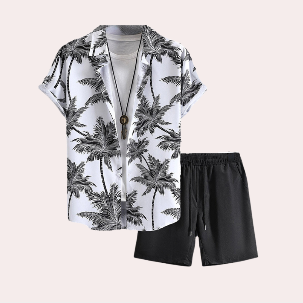 Coligny - Comfortabele tweedelige zomerkledingset voor de lente en zomer
