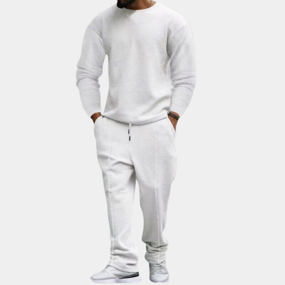 Larue - Comfortabele hommes tweedelige zomerset