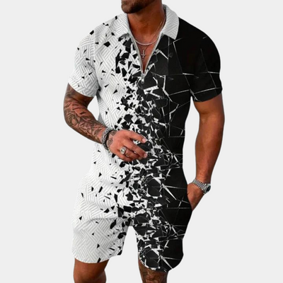 Bautiste - Comfortabele en stijlvolle zomerse tweedelige herenset