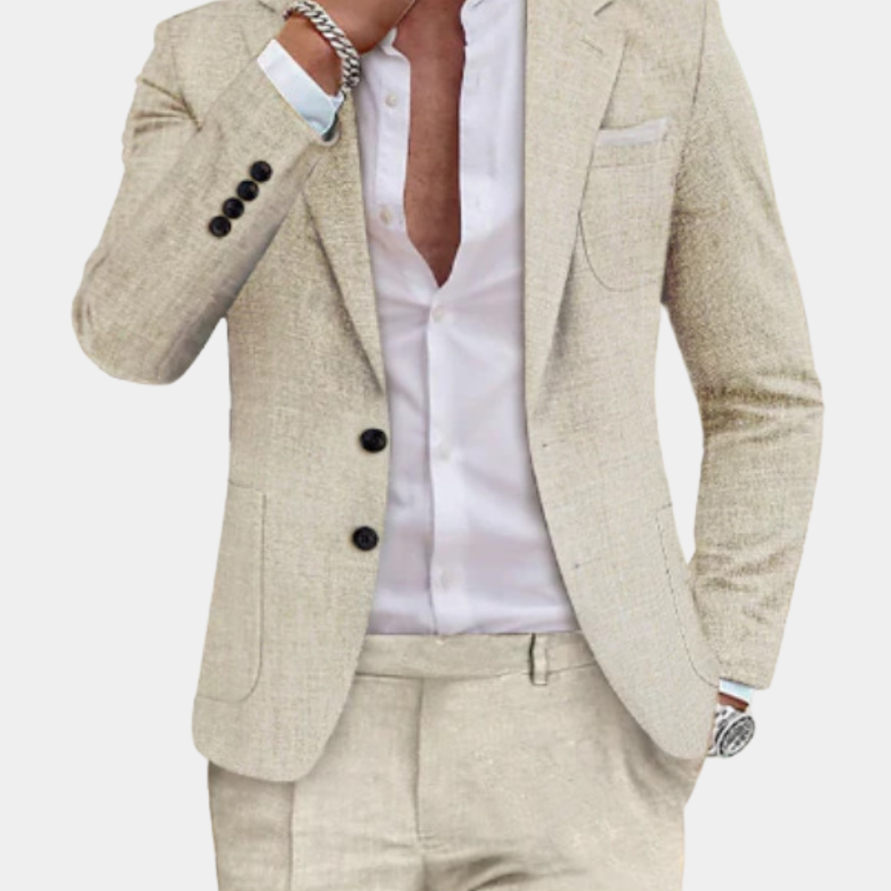 Elegant summer men's suit