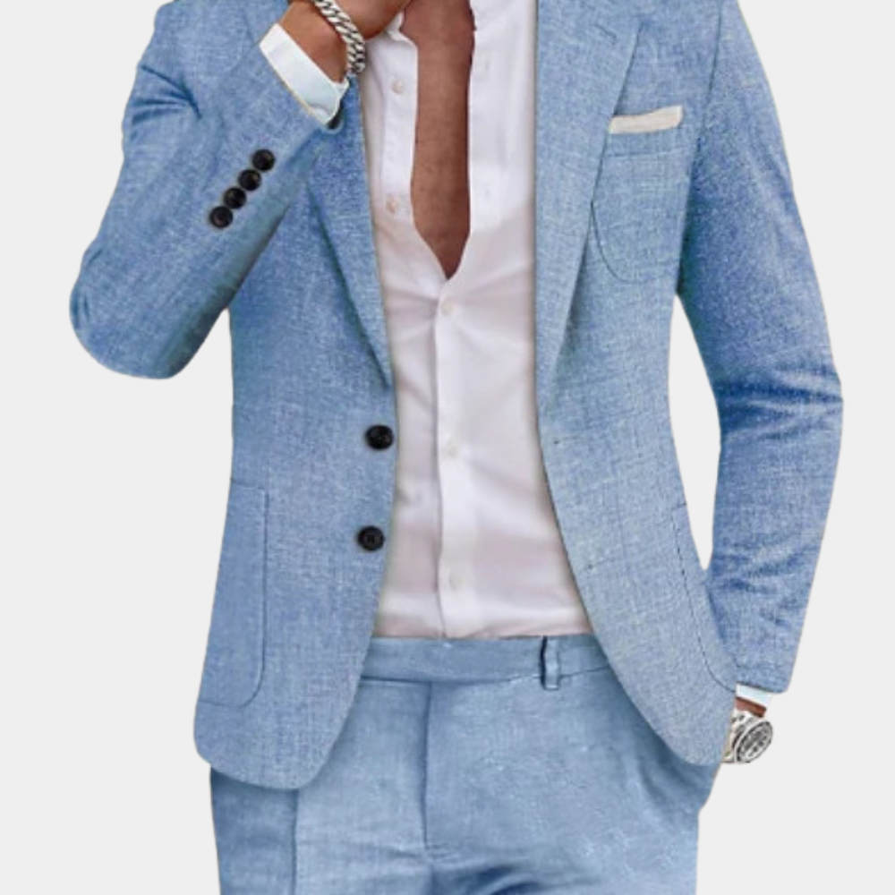 Elegant summer men's suit