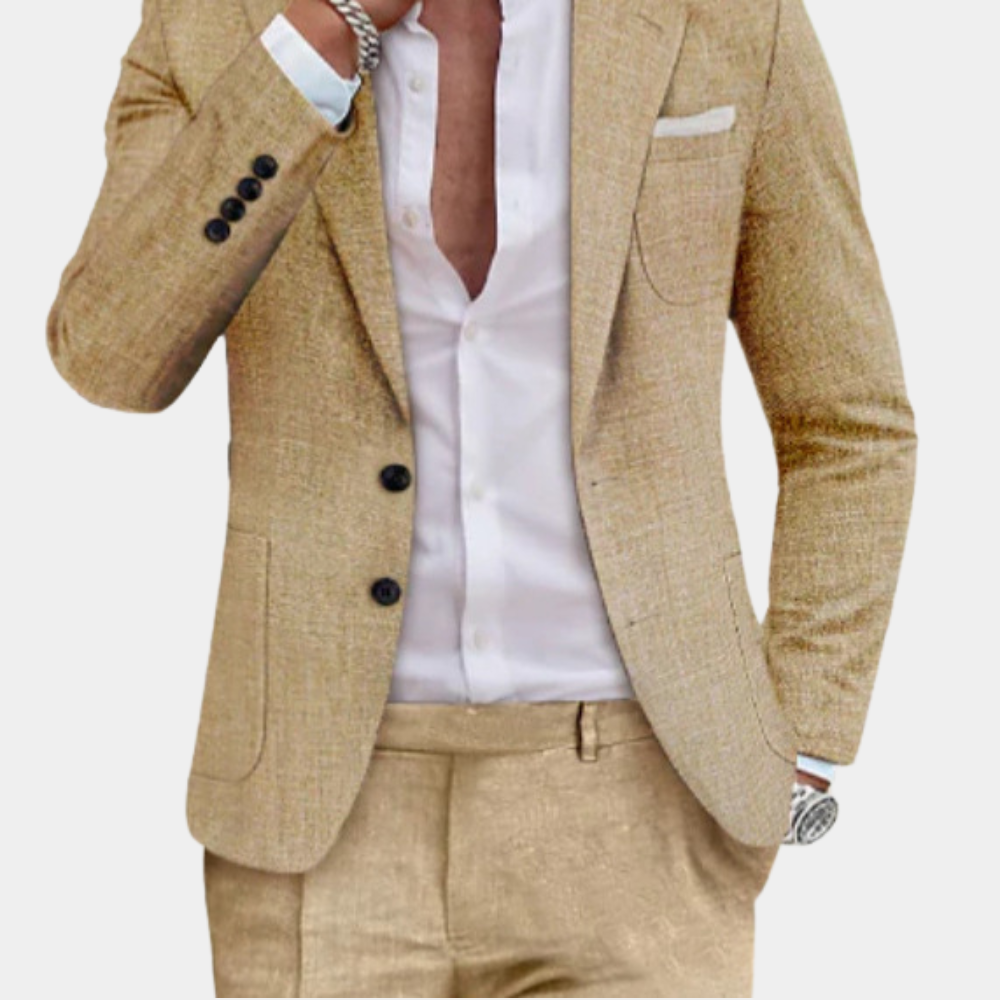 Elegant summer men's suit