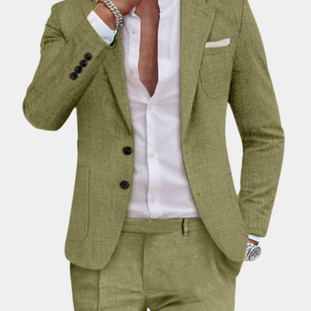 Elegant summer men's suit
