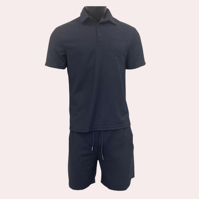 Comfortabele en stijlvolle herenset voor de zomer